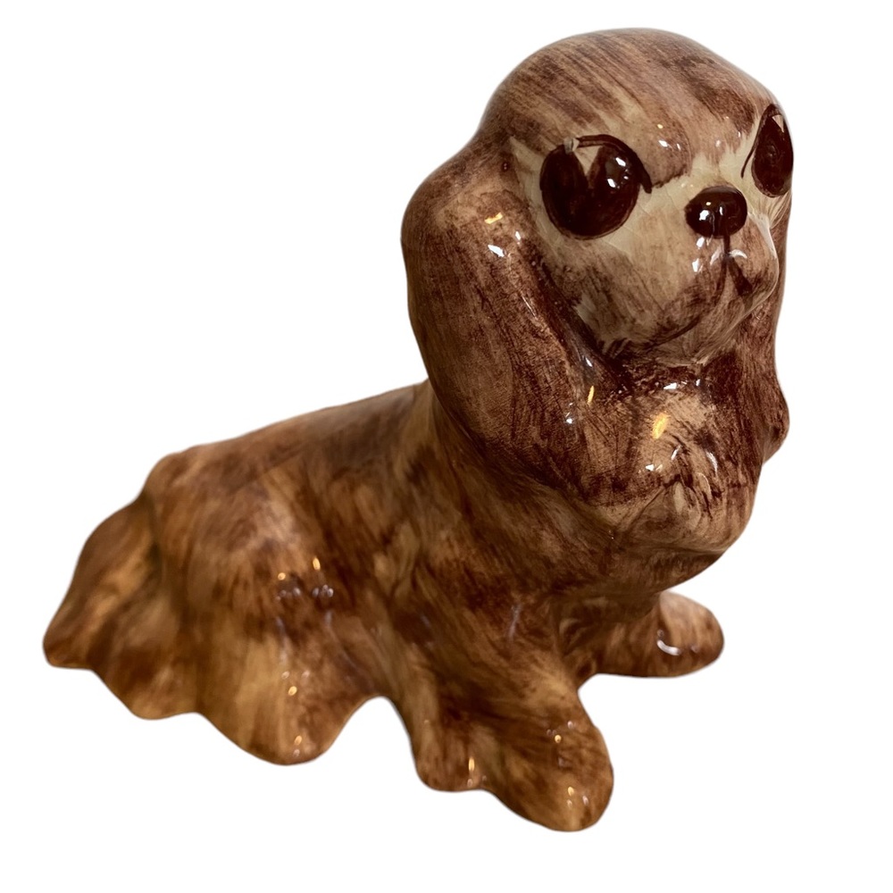 Small Dog Ceramic Figurine